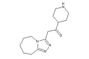 1-(4-piperidyl)-2-(6,7,8,9-tetrahydro-5H-[1,2,4]triazolo[4,3-a]azepin-3-yl)ethanone