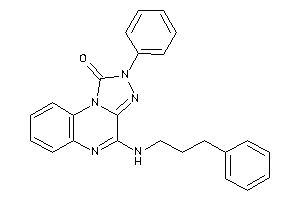 2-phenyl-4-(3-phenylpropylamino)-[1,2,4]triazolo[4,3-a]quinoxalin-1-one