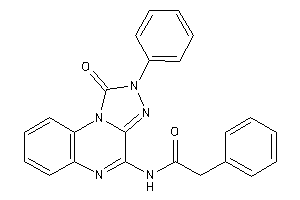 N-(1-keto-2-phenyl-[1,2,4]triazolo[4,3-a]quinoxalin-4-yl)-2-phenyl-acetamide