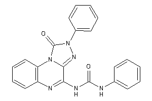 1-(1-keto-2-phenyl-[1,2,4]triazolo[4,3-a]quinoxalin-4-yl)-3-phenyl-urea