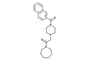 1-(azepan-1-yl)-2-[4-(2-naphthoyl)piperazino]ethanone