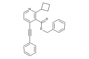 2-cyclobutyl-4-(2-phenylethynyl)nicotin Benzyl Ester