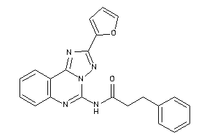 N-[2-(2-furyl)-[1,2,4]triazolo[1,5-c]quinazolin-5-yl]-3-phenyl-propionamide