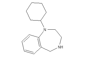 1-cyclohexyl-2,3,4,5-tetrahydro-1,4-benzodiazepine
