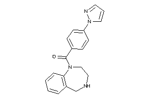 (4-pyrazol-1-ylphenyl)-(2,3,4,5-tetrahydro-1,4-benzodiazepin-1-yl)methanone