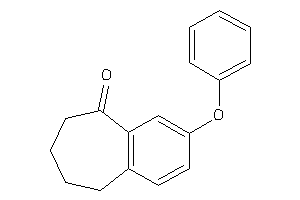 Image of 2-phenoxy-5,6,7,8-tetrahydrobenzocyclohepten-9-one