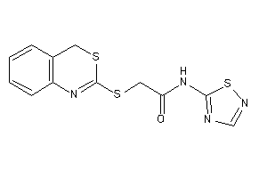 2-(4H-3,1-benzothiazin-2-ylthio)-N-(1,2,4-thiadiazol-5-yl)acetamide