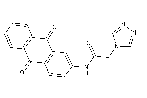 Image of N-(9,10-diketo-2-anthryl)-2-(1,2,4-triazol-4-yl)acetamide