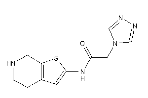 N-(4,5,6,7-tetrahydrothieno[2,3-c]pyridin-2-yl)-2-(1,2,4-triazol-4-yl)acetamide