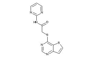 N-(2-pyrimidyl)-2-(thieno[3,2-d]pyrimidin-4-ylthio)acetamide