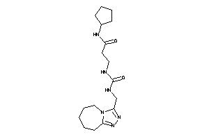 N-cyclopentyl-3-(6,7,8,9-tetrahydro-5H-[1,2,4]triazolo[4,3-a]azepin-3-ylmethylcarbamoylamino)propionamide