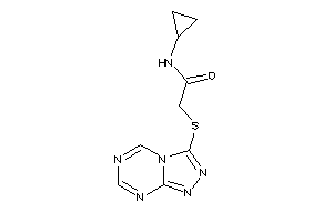 N-cyclopropyl-2-([1,2,4]triazolo[4,3-a][1,3,5]triazin-3-ylthio)acetamide