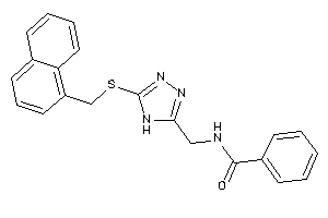 N-[[5-(1-naphthylmethylthio)-4H-1,2,4-triazol-3-yl]methyl]benzamide