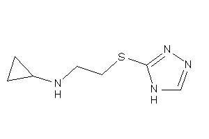 Cyclopropyl-[2-(4H-1,2,4-triazol-3-ylthio)ethyl]amine