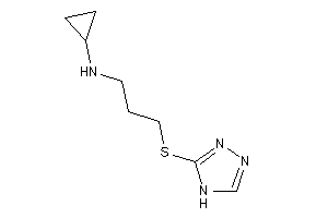 Cyclopropyl-[3-(4H-1,2,4-triazol-3-ylthio)propyl]amine