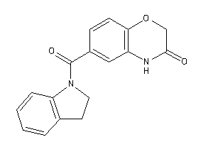 6-(indoline-1-carbonyl)-4H-1,4-benzoxazin-3-one