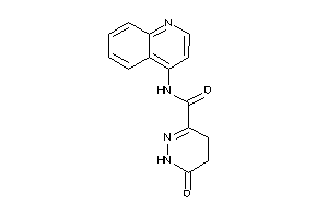 Image of 6-keto-N-(4-quinolyl)-4,5-dihydro-1H-pyridazine-3-carboxamide