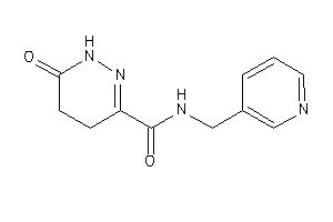 Image of 6-keto-N-(3-pyridylmethyl)-4,5-dihydro-1H-pyridazine-3-carboxamide