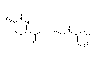 Image of N-(3-anilinopropyl)-6-keto-4,5-dihydro-1H-pyridazine-3-carboxamide
