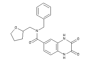 N-benzyl-2,3-diketo-N-(tetrahydrofurfuryl)-1,4-dihydroquinoxaline-6-carboxamide