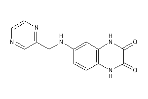 Image of 6-(pyrazin-2-ylmethylamino)-1,4-dihydroquinoxaline-2,3-quinone