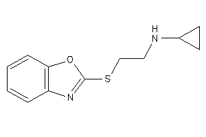 2-(1,3-benzoxazol-2-ylthio)ethyl-cyclopropyl-amine