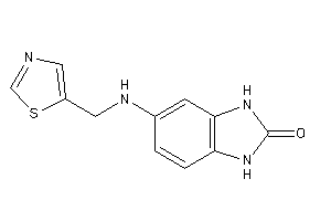 Image of 5-(thiazol-5-ylmethylamino)-1,3-dihydrobenzimidazol-2-one