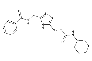 Image of N-[[5-[[2-(cyclohexylamino)-2-keto-ethyl]thio]-4H-1,2,4-triazol-3-yl]methyl]benzamide