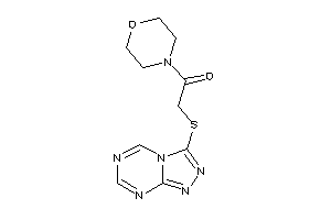 1-morpholino-2-([1,2,4]triazolo[4,3-a][1,3,5]triazin-3-ylthio)ethanone