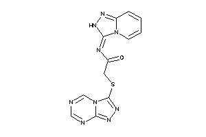 N-(2H-[1,2,4]triazolo[4,3-a]pyridin-3-ylidene)-2-([1,2,4]triazolo[4,3-a][1,3,5]triazin-3-ylthio)acetamide