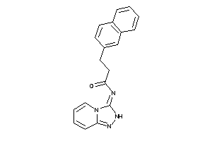 Image of 3-(2-naphthyl)-N-(2H-[1,2,4]triazolo[4,3-a]pyridin-3-ylidene)propionamide