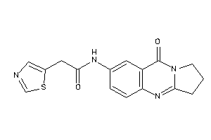 N-(9-keto-2,3-dihydro-1H-pyrrolo[2,1-b]quinazolin-7-yl)-2-thiazol-5-yl-acetamide