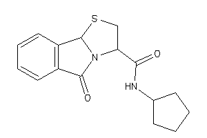 Image of N-cyclopentyl-5-keto-3,9b-dihydro-2H-thiazolo[2,3-a]isoindole-3-carboxamide