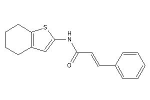 3-phenyl-N-(4,5,6,7-tetrahydrobenzothiophen-2-yl)acrylamide
