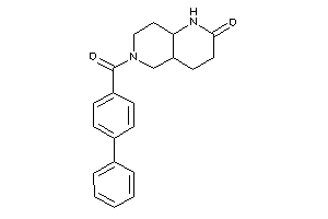 6-(4-phenylbenzoyl)-1,3,4,4a,5,7,8,8a-octahydro-1,6-naphthyridin-2-one