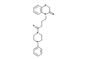 4-[4-keto-4-(4-phenylpiperazino)butyl]-1,4-benzoxazin-3-one