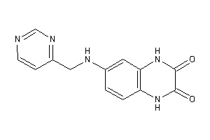 Image of 6-(4-pyrimidylmethylamino)-1,4-dihydroquinoxaline-2,3-quinone