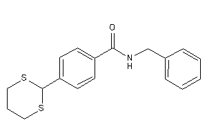 Image of N-benzyl-4-(1,3-dithian-2-yl)benzamide