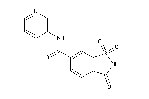 1,1,3-triketo-N-(3-pyridyl)-1,2-benzothiazole-6-carboxamide