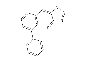 Image of 5-(3-phenylbenzylidene)-2-thiazolin-4-one