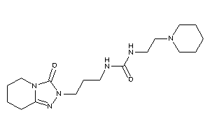Image of 1-[3-(3-keto-5,6,7,8-tetrahydro-[1,2,4]triazolo[4,3-a]pyridin-2-yl)propyl]-3-(2-piperidinoethyl)urea