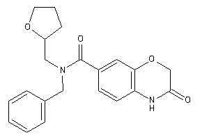 N-benzyl-3-keto-N-(tetrahydrofurfuryl)-4H-1,4-benzoxazine-7-carboxamide