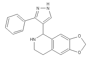 5-(3-phenyl-1H-pyrazol-4-yl)-5,6,7,8-tetrahydro-[1,3]dioxolo[4,5-g]isoquinoline