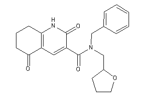 N-benzyl-2,5-diketo-N-(tetrahydrofurfuryl)-1,6,7,8-tetrahydroquinoline-3-carboxamide