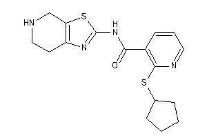 2-(cyclopentylthio)-N-(4,5,6,7-tetrahydrothiazolo[5,4-c]pyridin-2-yl)nicotinamide