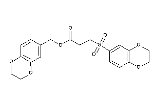 Image of 3-(2,3-dihydro-1,4-benzodioxin-6-ylsulfonyl)propionic Acid 2,3-dihydro-1,4-benzodioxin-6-ylmethyl Ester