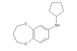 Cyclopentyl(3,4-dihydro-2H-1,5-benzodioxepin-7-yl)amine