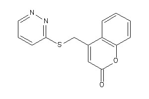 4-[(pyridazin-3-ylthio)methyl]coumarin