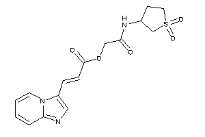 3-imidazo[1,2-a]pyridin-3-ylacrylic Acid [2-[(1,1-diketothiolan-3-yl)amino]-2-keto-ethyl] Ester