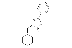 5-phenyl-3-(piperidinomethyl)-4-oxazoline-2-thione